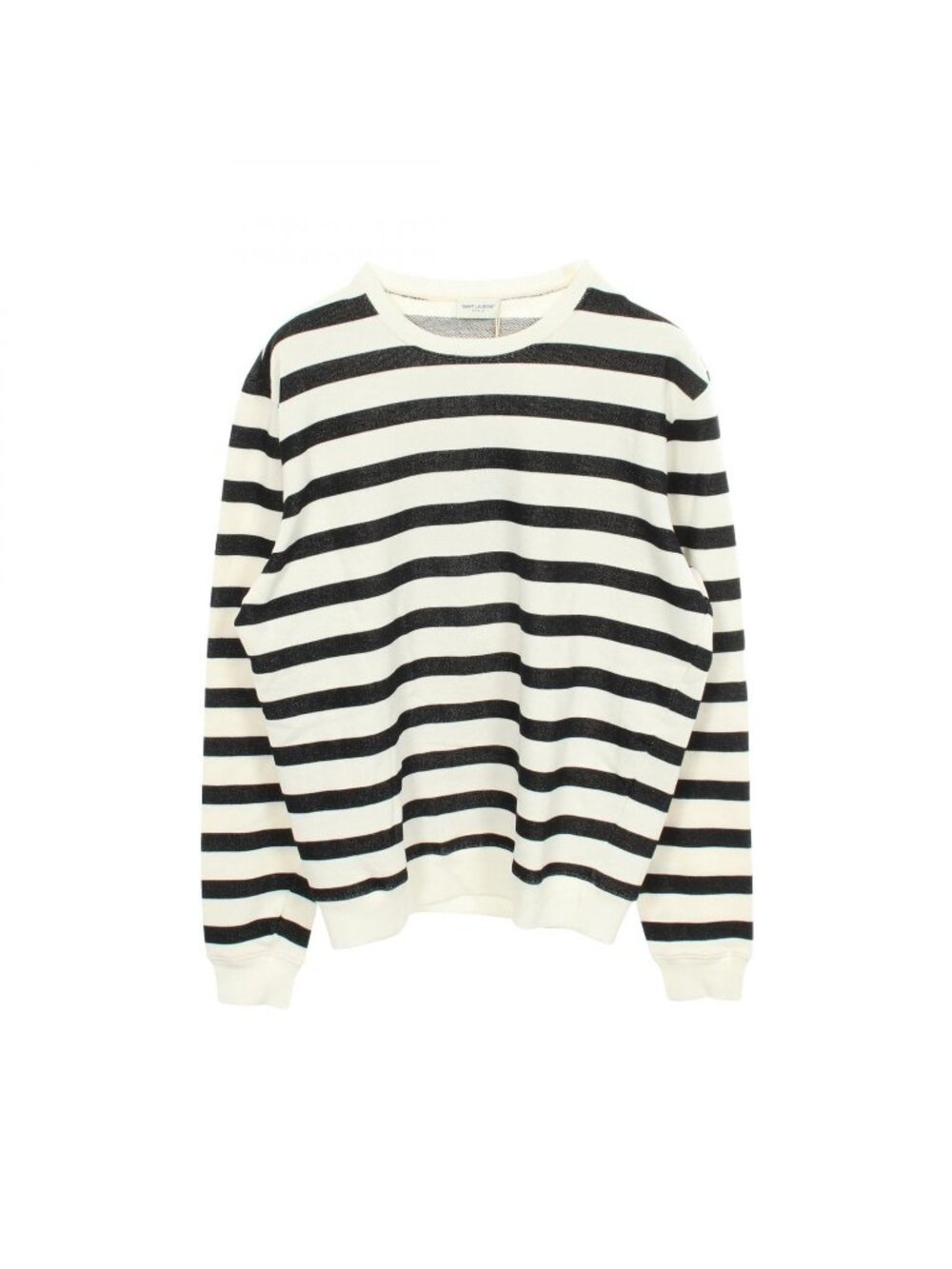 Saint Laurent Paris Sweatshirt Border Cotton